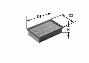 CLEAN FILTERS Воздушный фильтр MA1000